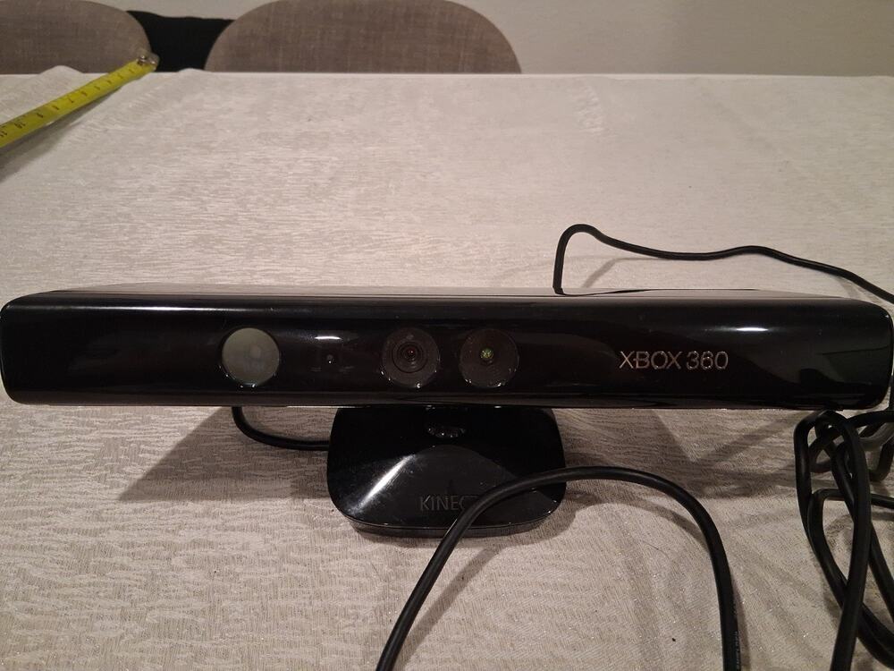 Official Microsoft Xbox 360 Kinect Motion Sensor Bar Black Model 1414 Tested